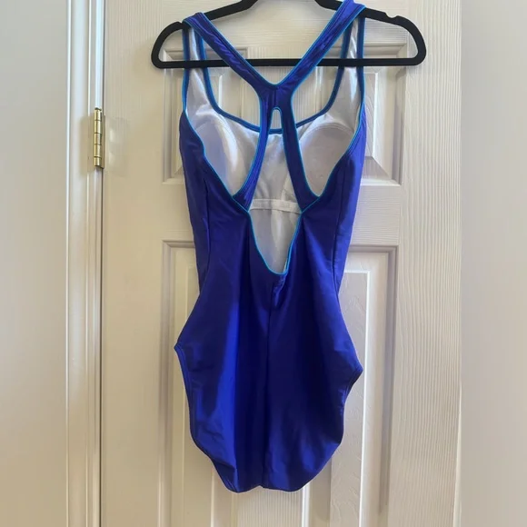 Speedo Royal Blue Women’s One Piece Swimsuit NWOT - Picture 2 of 5